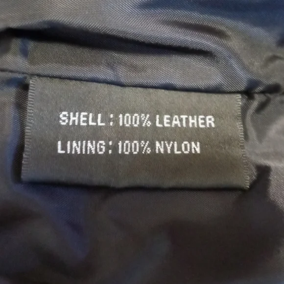 Black Leather Roberto Vasalli Blazer Jacket - Picture 4 of 7